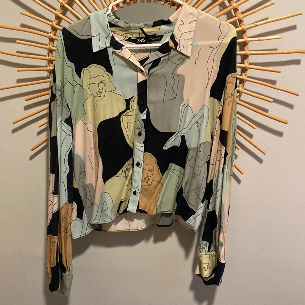Zara button up shirt